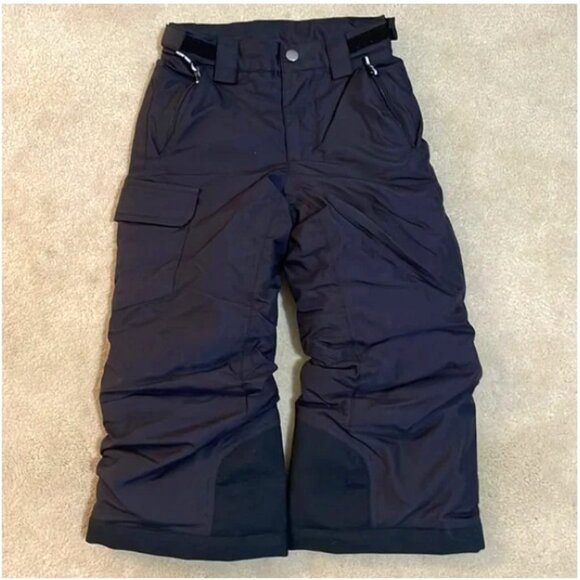 Columbia Omni-Tech black snow pants Size XXS 4/5 adjustable waist - Picture 1 of 12
